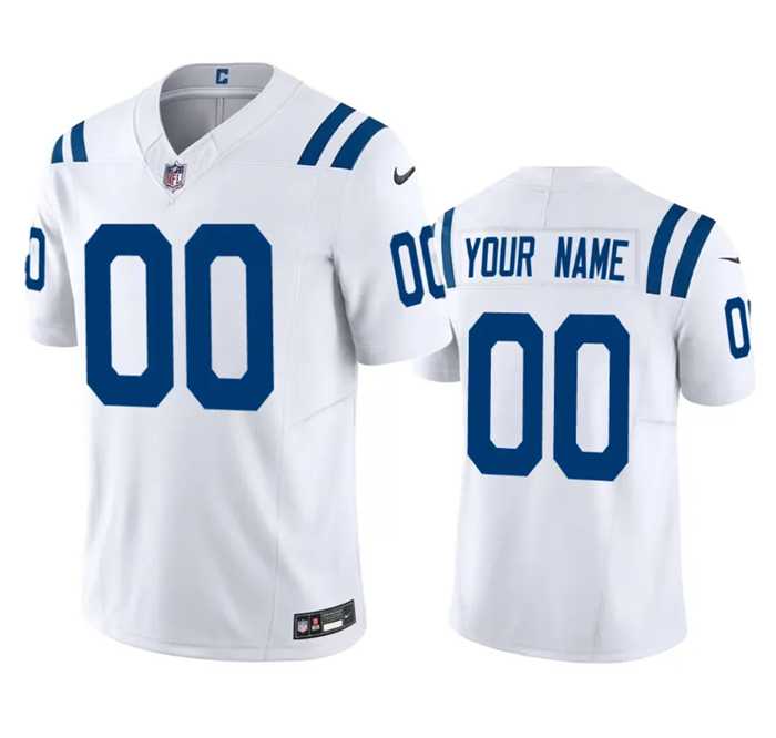 Men & Women & Youth Indianapolis Colts Active Player Custom White 2023 F.U.S.E Vapor Untouchable Stitched Football Jersey->customized nfl jersey->Custom Jersey